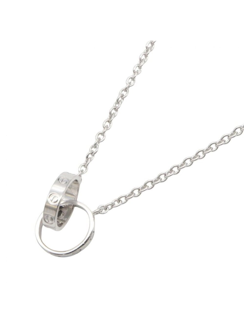 Cartier Necklace Baby Love 45 18K White Gold